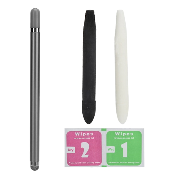 Stylus for IOS/Samsung/HUAWEI/Android Mobiltelefon Nettbrett Læringsmaskin Berøringsskjerm Penn Grå