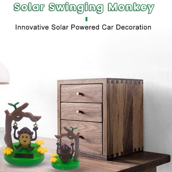 Swing Monkey Solar Doll Cute Solar Dancing Toy Home Car Ornamnet