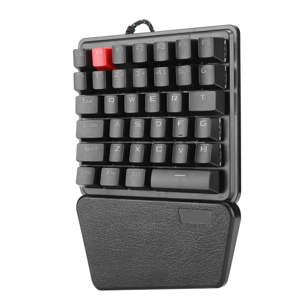 Enhånds telefon mekanisk gaming tastatur tilbehør til PUBG mobilspil med baggrundsbelysning