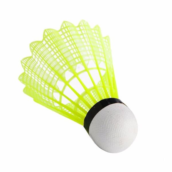 6 stk holdbare badmintonbolde i plastnylon, lette træningsbolde, badmintonfjerbolde 0.3
