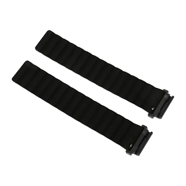 Magnetiskt klockarmband med snabbkoppling för Amazfit Falcon Silikonklockarmband för Garmin Fenix 7/6/5 Svart