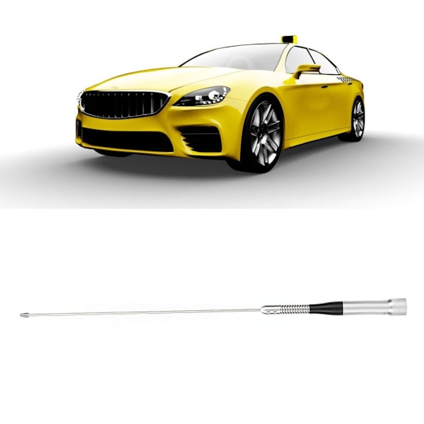 SP-40 100W UHF Dual Band Antenne til Walkie-Talkie Biltaxaer Sølv