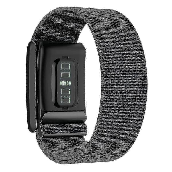 WHOOP 4.0 Treningsmåler med elastisk justerbart håndleddsbånd - Black Grey