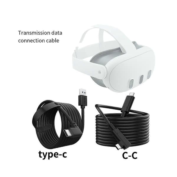 For Meta Quest3 3.0 Link Cable Steam VR High Speed Stable Data Transfer Can Mirror Screen