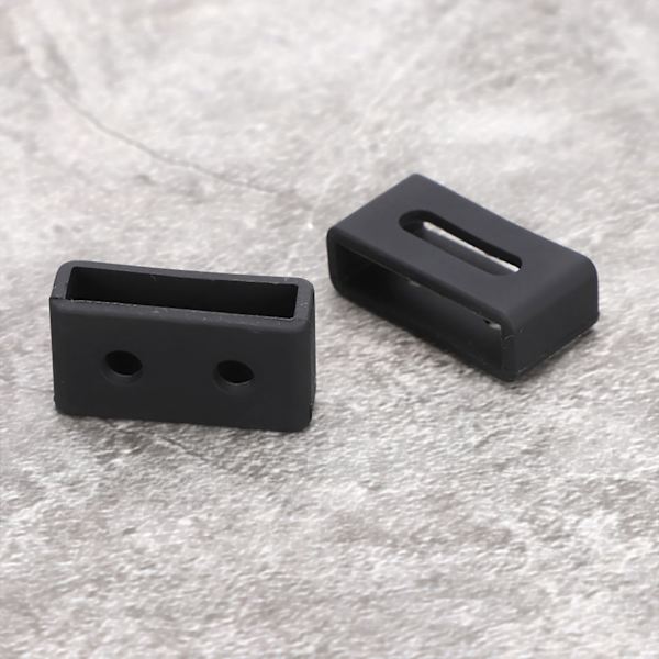 6 kpl Kellon Rannekkeen Lenkkirengas Kellon Hihnan Pidike Silmukka Turvapidike Sopii BA110 Musta 20mm
