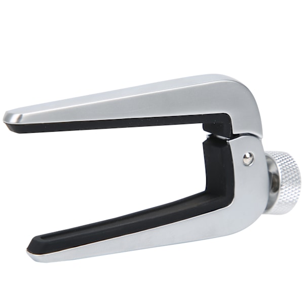 Flanger Gitarr Capo Ukulele Stämning Spänning Multifunktionella Musikinstrument Tillbehör Silver