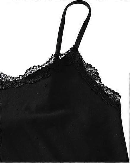 Damepyjamas sæt ternet print slip top og elastik talje cropped pyjamas sæt rød blå 3xl