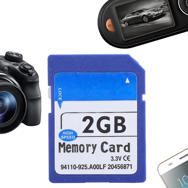 Fotos Musikfiler Opbevaring Højhastigheds Hukommelseskort til Elite Pro MP3 MP4 Kamera SLR Spilkonsol 2G