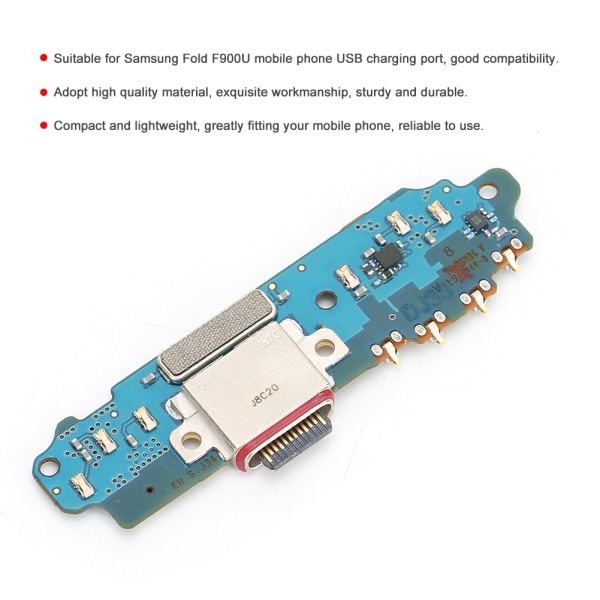 USB Opladningsport Telefonoplader Dock Flex Kabel Udskiftning til Samsung Fold F900U