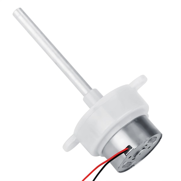 Pitkä Akseli Hidasvauhtinen Kierukkavaihdemoottori Kauko-ohjattavaan Autoon 12V 60rpm