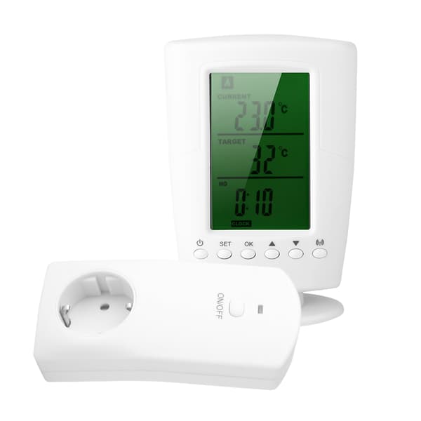 Programmerbar Trådlös Termostat & Uttag Hushåll Intelligent Uttag (EU 110-240V)