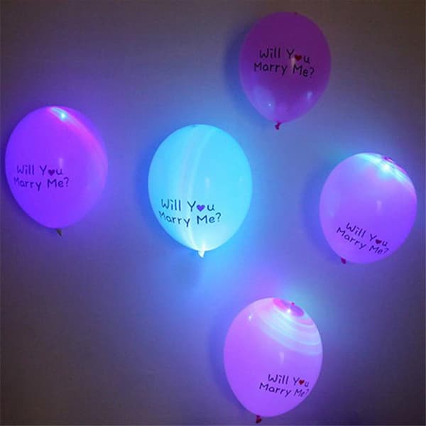 50 STK. Ballonlamper Superlyse Mini LED-lys Festdekorationslamper
