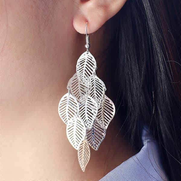 Dangleøreringe til kvinder Håndlavede Boho Superlette Lysekrone Dangle Drop Øreringe