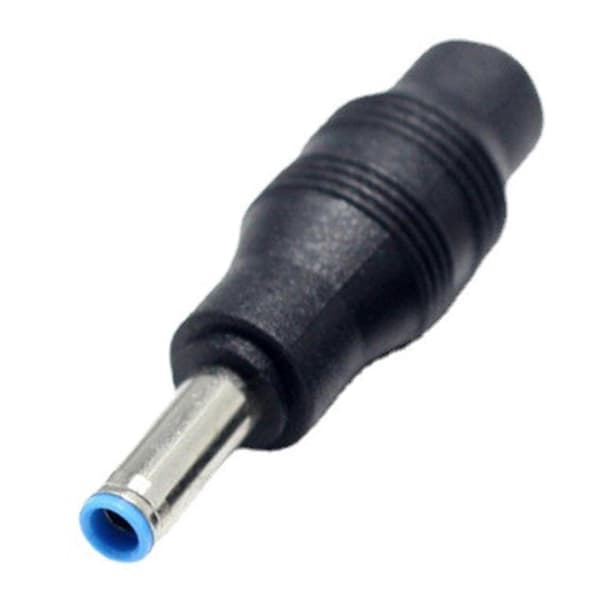 Svart ladeadapter Strømforsyningsadapter DC5521 til DC4530 Konverteringshode Hunn-til-hann-pluggkonverterer 4.5X3.0