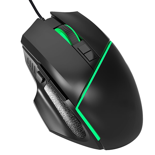 Trådbunden Gamingmus USB Färgglad Belysning Justerbar 6400DPI Datortillbehör