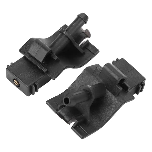 2 stk. Forrudeviskerdyse 85381‑30110 ABS Sort Høj Styrke til Autoreparation