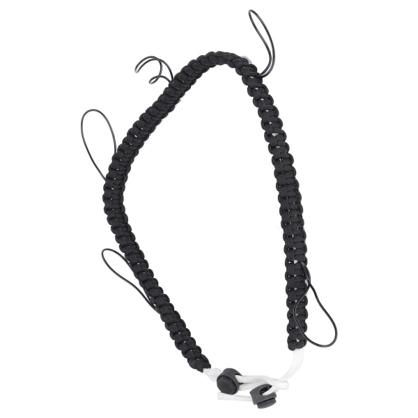 Fluefiske Lanyard Halskjede Nylon Flettet Stropp Fiske Nipper Patch Forcep Holder Verktøy