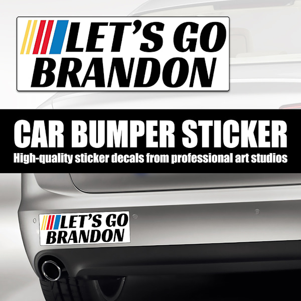 Let's Go Brandon Stickers Bilsticker Dekal Sjov til Skateboard Laptop Hjelm