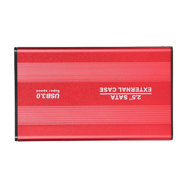 HDD Kabinett Plug Play 3TB USB3.0 SSD Harddisk Boks for Laptoper/OS X Ekstern Datalagring Rød
