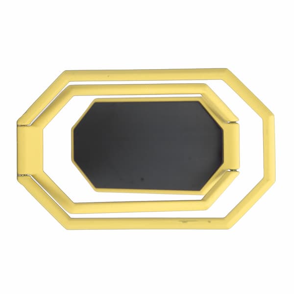 Rombeformet Telefon Fingerringgrep 360° Rotasjonsstativholder for Magnetisk Bilfeste Gul
