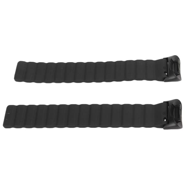 Magnetisk urrem justerbar hurtigudløselig silikone urrem tilbehør passer til Fitbit Charge 5 sort
