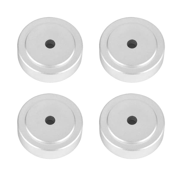 4 stk. 30*10 mm Forstærkerfødder i Aluminiumlegering Støddæmper Forstærkerpuder Fødder Sølv