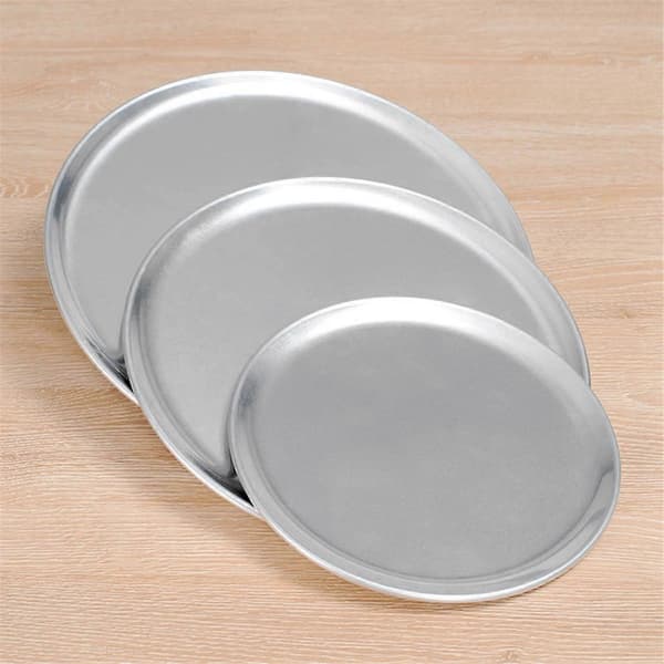 Pizzapande/bakke, smal kant, aluminium, 12 tommer