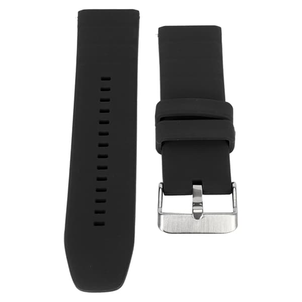 Silikone Rem Professionel Blød Quick Release Smart Watch Udskiftningstilbehør Passer til Amazfit GTR 4 Sort