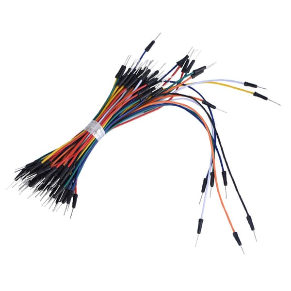 65 stk. Breadboard Protoboard Jumper Ledninger Loddefri Fleksibel Han til Han Kabel Kit
