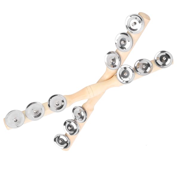 2 kpl Lasten lyömäsoitin Lelut Puinen käsikello Rattle Shaker Orff Lyömäsoittimet