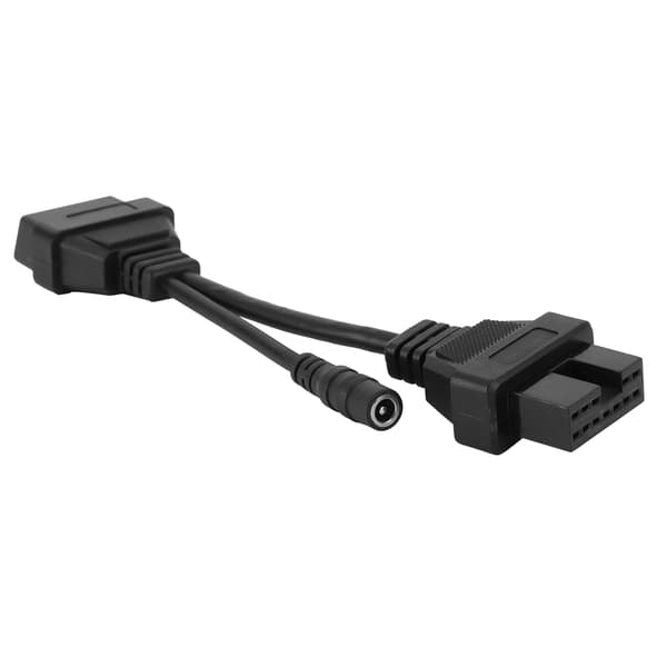 Diagnostisk adapterkabel 12-benet OBD1 til 16-benet OBD2 20cm/7.9in passer til Mitsubishi