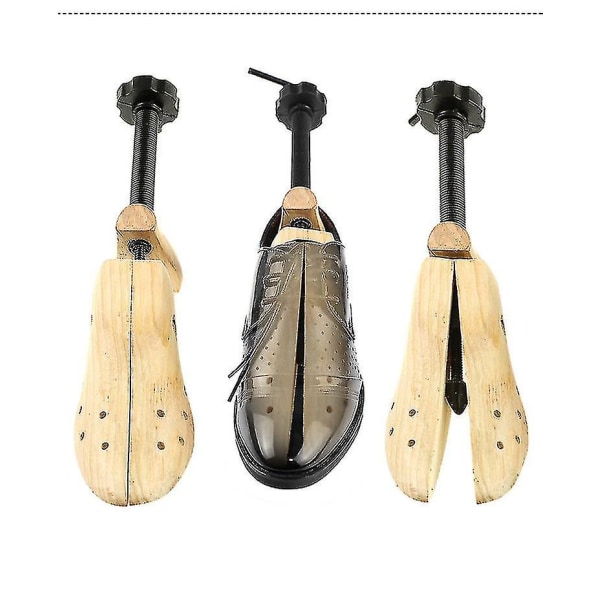 Par träskobårar 2 Way Shoe Tree Shaper Rack Boots Shoe Expander Tree Stretchers