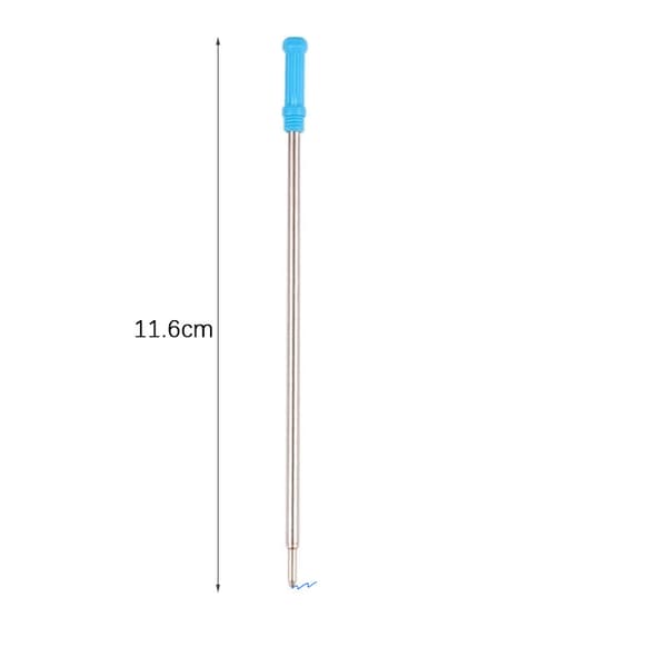 10 stk 11,6 cm Blå Blækpatroner til Kuglepenne, Passer til Cross 8513 Kuglepenne, Medium Spids