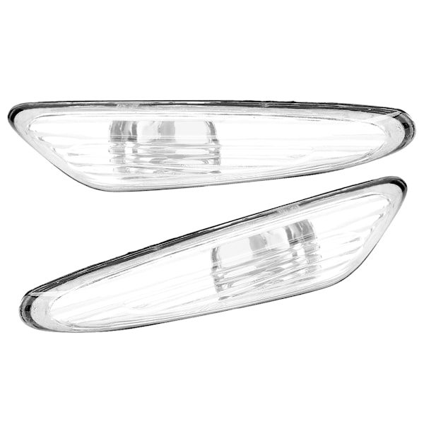 1 Par Blinkersida Markörlampa Skydd 63137165915 63137165916 Passar för E46 325i Transparent