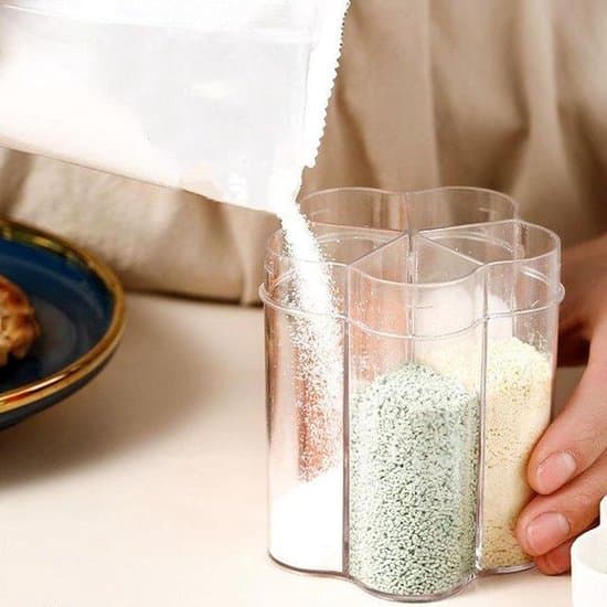 5-piece Spice Jar Set - Spice Jars - Set of 2 - Spice Shakers for Camping - Kitchen Spice Jars - Jars for Herbs - Plastic Spice Containers