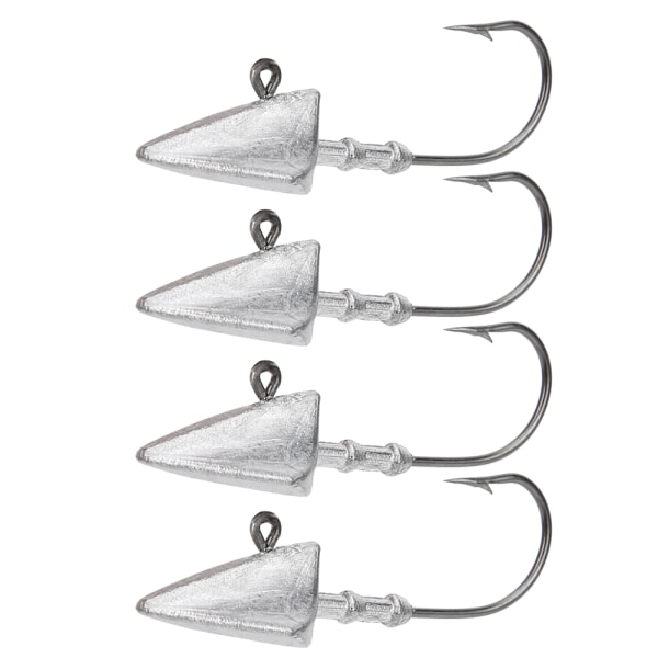 2 poser Jig Head Fiskekrok Agn Long Shot Motvekt fiskekrok lokkeutstyr 28g