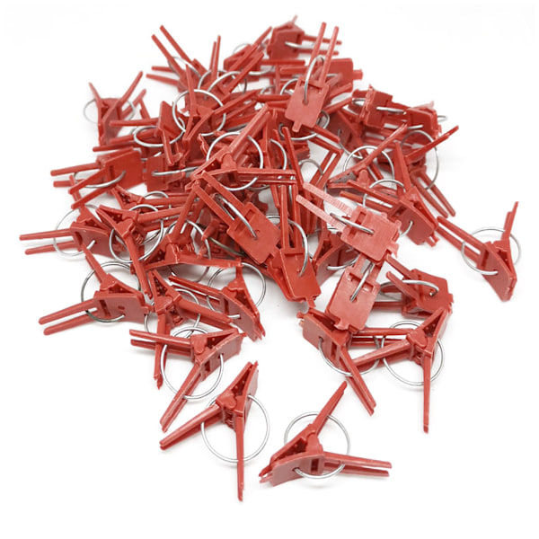 100 stk. Plantegraftklips Plast Grafting Clips Praktiske Haveplanteklips