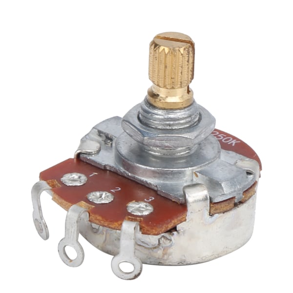 Gitarrpotentiometrar Audio Volym Taper Pot för Elektrisk Bas Musikinstrument Tillbehör