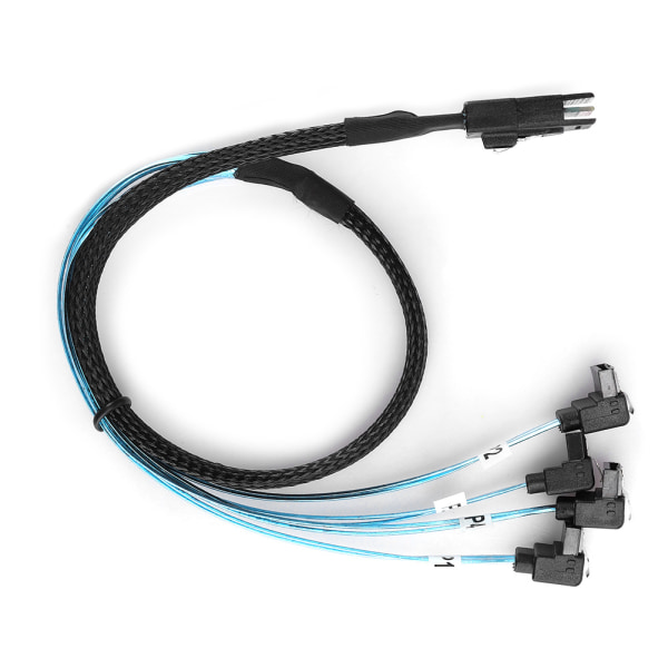 Kiintolevyn Johto Tietokoneen Lisätarvike Palvelinkaapeli Mini SAS 36-Pin TO 4SATA 90° 0,5-Metriä 0,5 metriä