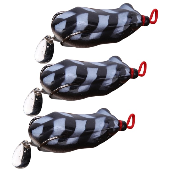3st Konstgjord Simulation Mjuk Paljett Fiske Lockbete Fisketillbehör 5.5cm2#