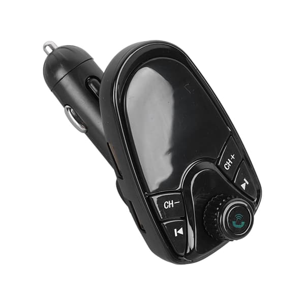 USB-billader med stor skjerm, dobbel USB-port, rask lading, håndfri samtale, FM-sender, Bluetooth MP3
