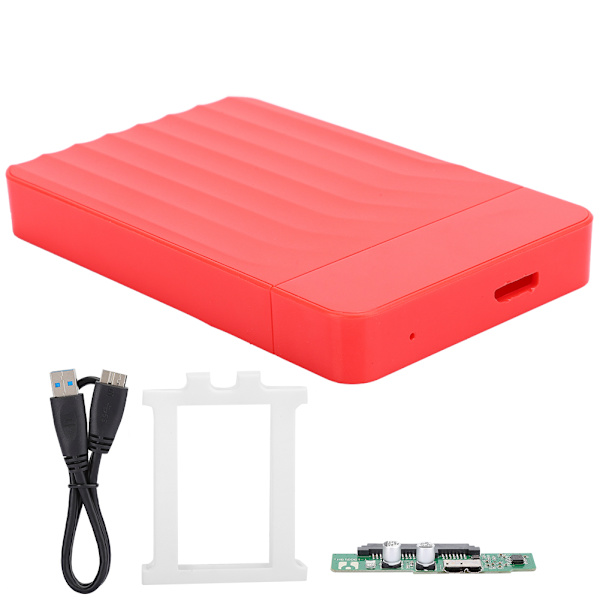 Harddisk Kabinet HDD Kabinet Notebook Dele USB3.0 2.5-Tommer SATA til USB Solid State SSDRød