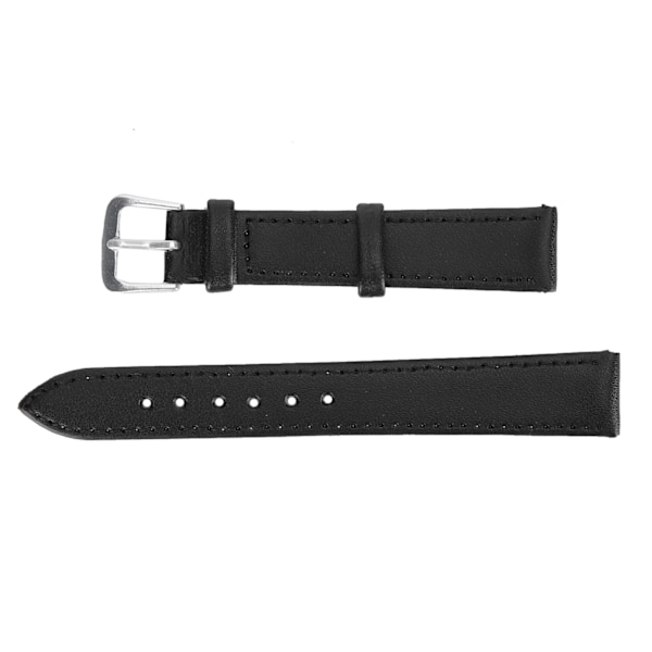 Pin Buckle Watch Band PU Leather Universal Replacement Watch Strap Part Accessory16mm / 0.63in