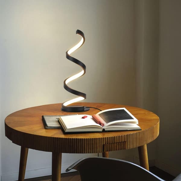 Dæmpbar sort LED bordlampe KLB