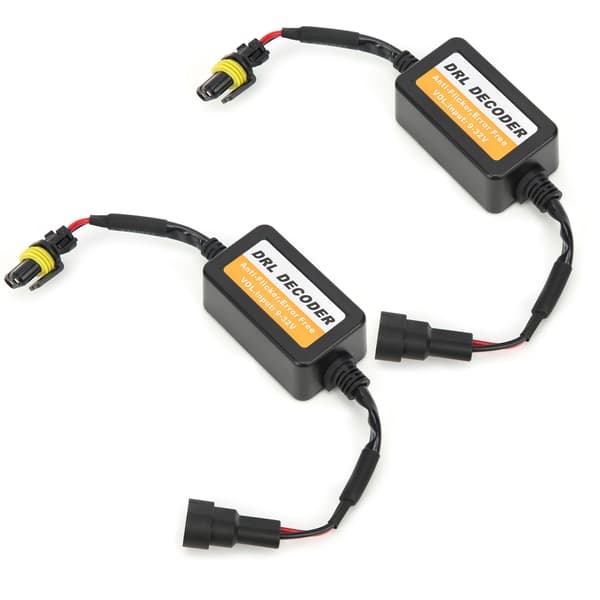 Universal Dagsljus LED-Dekoder Felfri 9006 LED-Lampor Anti-Flimmer 9-32V