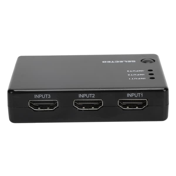 High Definition Multimedia Interface Switch 3 in 1 Ut 1080P Konverter med Fjärrkontroll