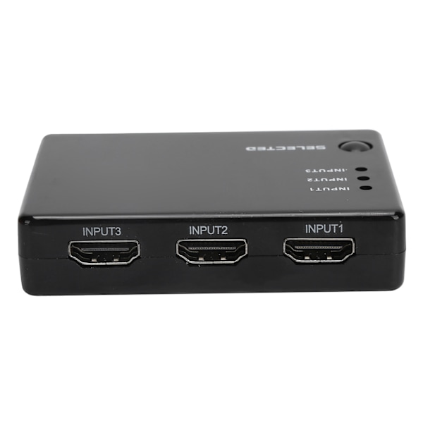 HighDefinition Multimedia Interface Switcher 3 inn 1 ut 1080P Konverter med Fjernkontroll