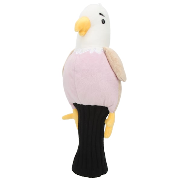 Golfklubbskydd Cute Animal Golf Putter Headcover Mjukt foder Golfstolpeskyddsskydd för Golfbana Rosa