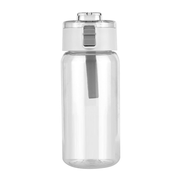 Transparent Water Bottle 550ml Large Capacity Portable Sports Water Drinking Bottle for Students Office