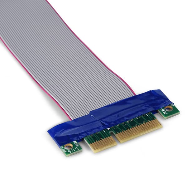 PCI-E Professional 4X til 4X Han til Hun VGA Grafikkort Udvidelseskabel